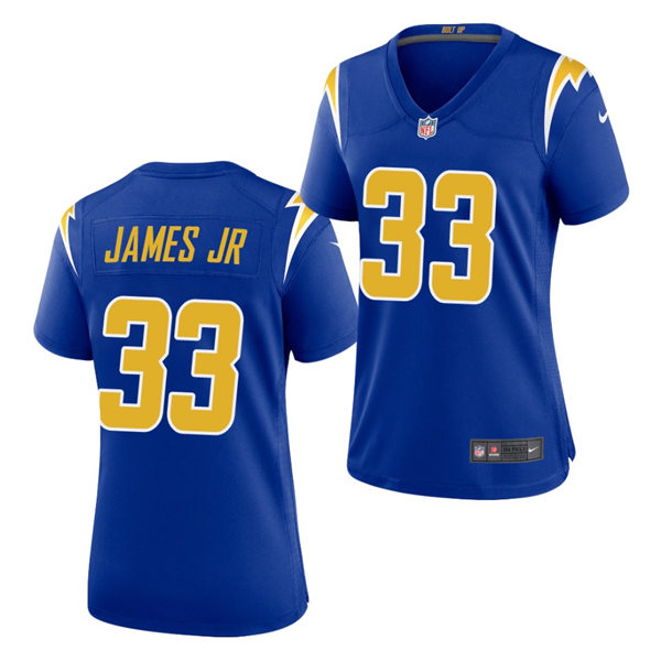 Womens Los Angeles Chargers #33 Derwin James Jr. Nike Royal Gold 2nd Alternate Limited Jersey