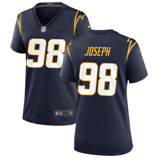 Womens Los Angeles Chargers #98 Linval Joseph Nike Navy Alternate Limited Jersey