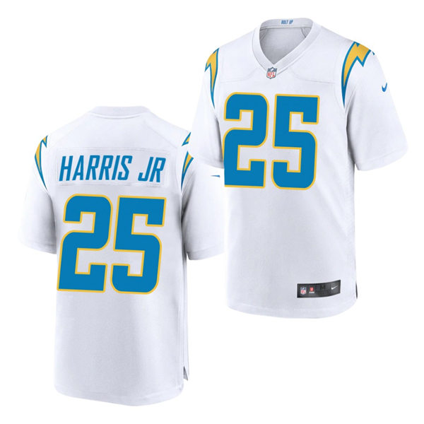 Mens Los Angeles Chargers #25 Chris Harris Jr. Nike White Vapor Limited Jersey