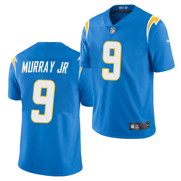 Mens Los Angeles Chargers #9 Kenneth Murray Jr. Nike Powder Blue Vapor Limited Jersey
