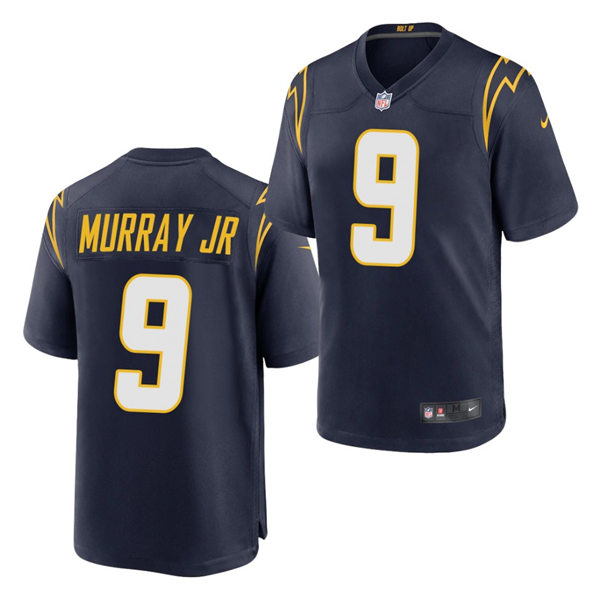 Mens Los Angeles Chargers #9 Kenneth Murray Jr. Nike Navy Alternate Vapor Limited Jersey