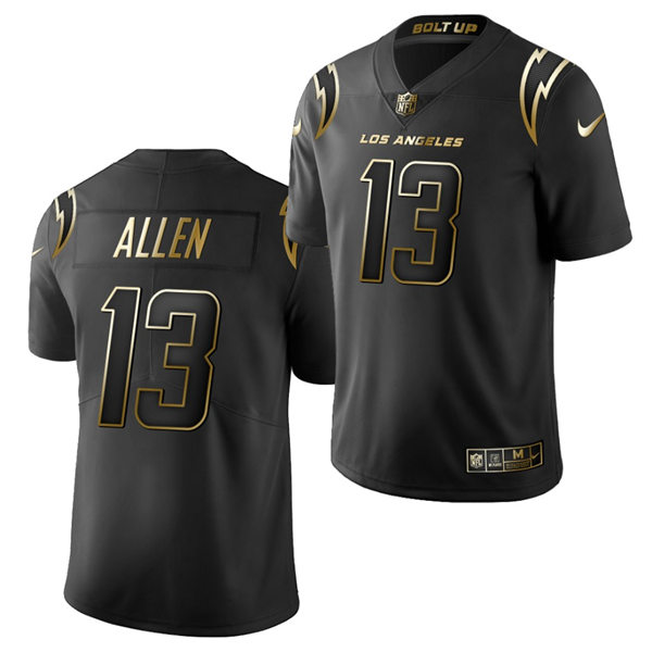 Mens Los Angeles Chargers #13 Keenan Allen Nike Black Golden Limited Jersey