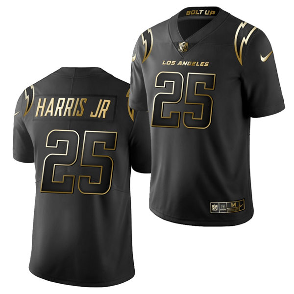 Mens Los Angeles Chargers #25 Chris Harris Jr. Nike Black Golden Limited Jersey