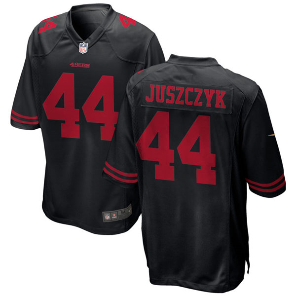 Youth San Francisco 49ers #44 Kyle Juszczyk Nike Black Limited Player Jersey