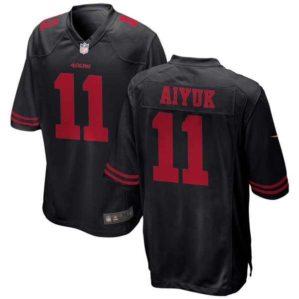 Youth San Francisco 49ers #11 Brandon Aiyuk Nike Black Limited Player Jersey