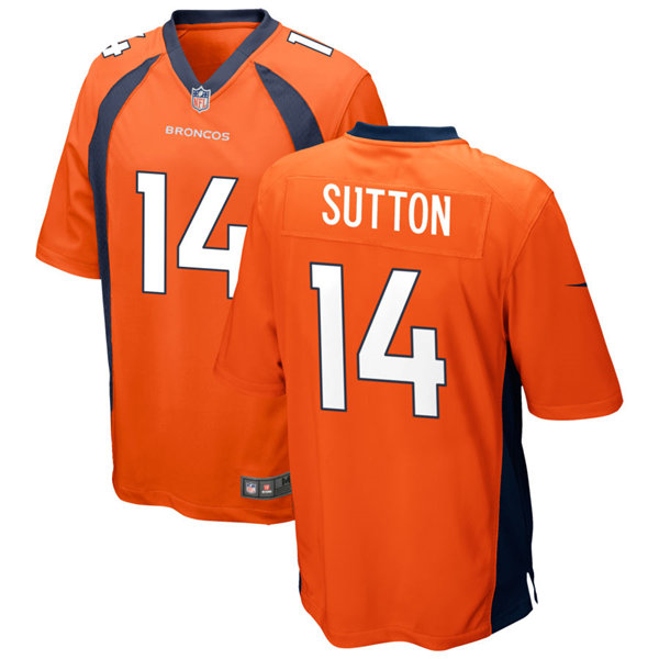 Youth Denver Broncos #14 Courtland Sutton Nike Orange Limited Player Jersey