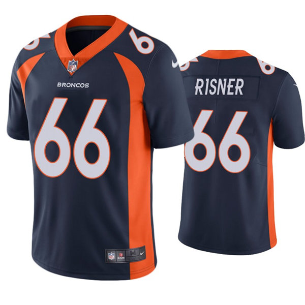 Mens Denver Broncos #66 Dalton Risner Nike Navy Vapor Untouchable Limited Jersey