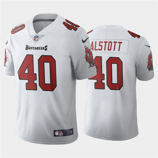 Youth Tampa Bay Buccaneers Retired Player #40 Mike Alstott Nike White Limited Jersey