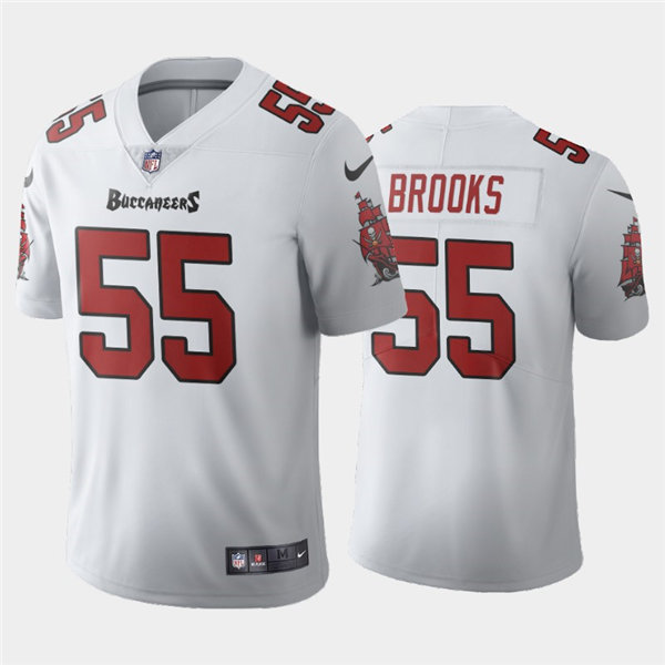 Youth Tampa Bay Buccaneers Retired Player #55 Derrick Brooks Nike White Limited Jersey