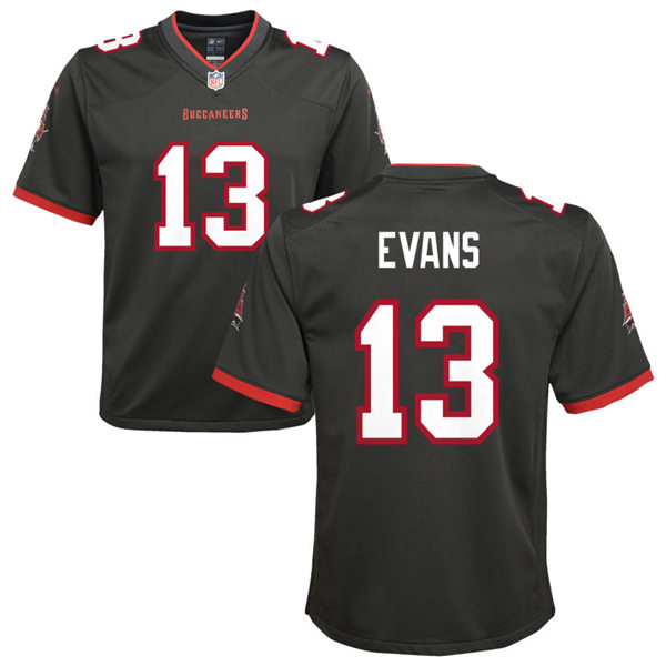 Youth Tampa Bay Buccaneers #13 Mike Evans Nike Pewter Alternate Limited Jersey