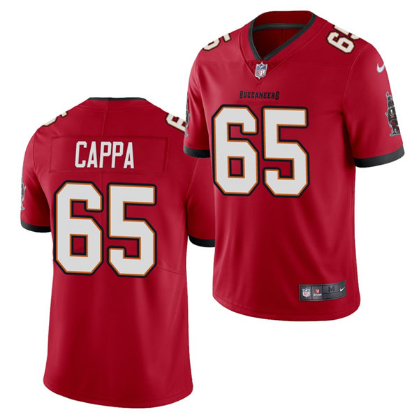 Mens Tampa Bay Buccaneers #65 Alex Cappa Nike Home Red Vapor Limited Jersey