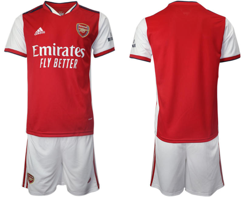 Men 2021-2022 Club Arsenal home red blank Soccer Jersey