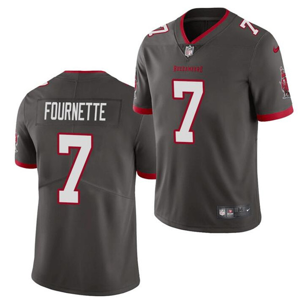 Men's Tampa Bay Buccaneers #7 Leonard Fournette Gray Vapor Untouchable Limited Stitched Jersey