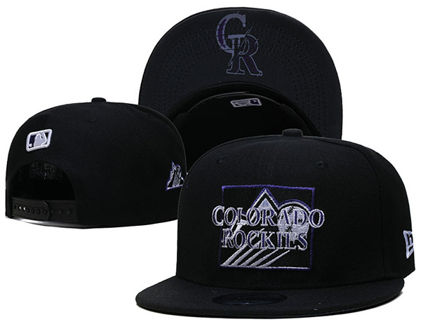 Colorado Rockies Stitched Snapback Hats 003