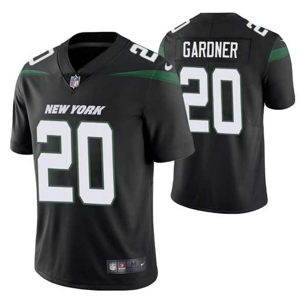 Men's New York Jets #20 Ahmad Gardner 2022 Black Vapor Untouchable Limited Stitched Jersey