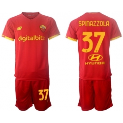 Men Roma Soccer #37 Jerseys