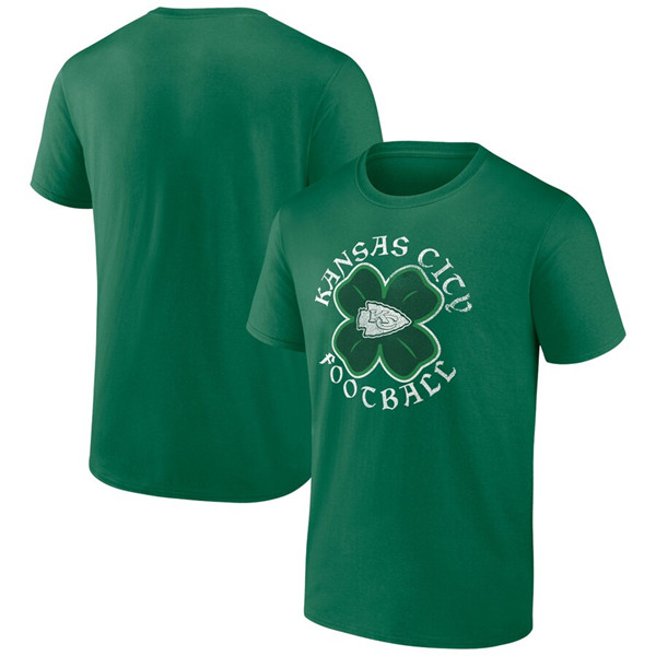 Men's Kansas City Chiefs Kelly Green St. Patrick's Day Celtic T-Shirt
