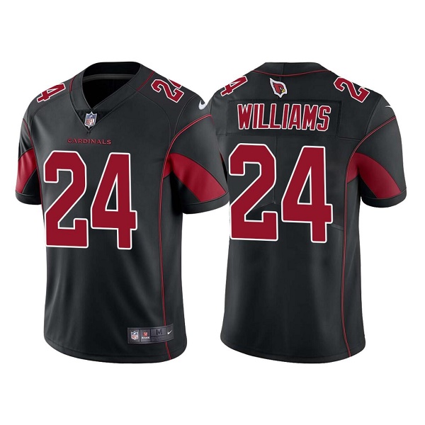 Men's Arizona Cardinals #24 Darrel Williams Black Color Rush Limited Stitched Jersey