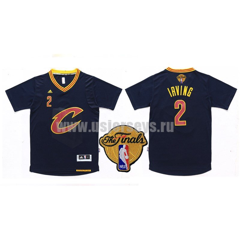 Men's Cleveland Cavaliers #2 Kyrie Irving Black Stitched 2016 NBA Finals Pride Swingman NBA Jersey