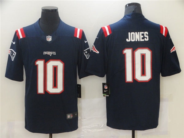 Men's New England Patriots #10 Mac Jones Navy Nike Color Rush Legend Player Limited Jersey