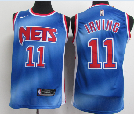 Nets 11 Kyrie Irving Blue 2021 Nike Classic Edition Swingman Jersey