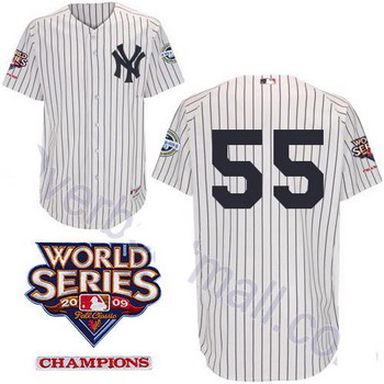 Kids New York Yankees 55 Hideki Matsui White Jerseys Cheap