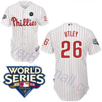 Kids Philadelphia Phillies 26 Chase Utley white Jerseys Cheap