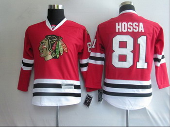 Hockey Kids Jerseys Chicago Blackhawks 81 Hossa Red For Sale