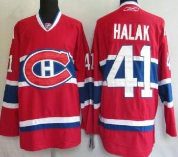 Kids Montreal Canadiens 41 Halak Red Jersey For Sale