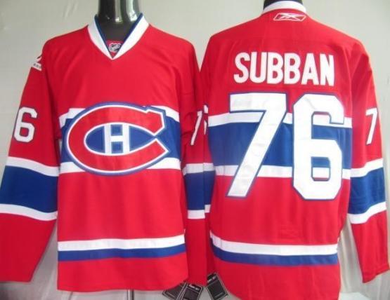 Kids Montreal Canadiens 76 Subban Red NHL Jersey For Sale