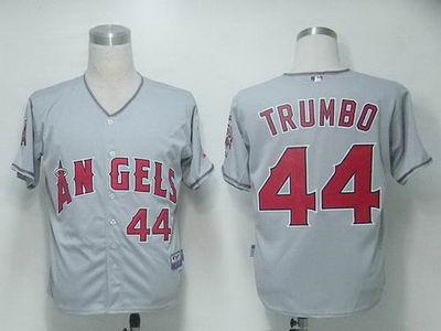 Los Angeles Angels 44 Trumbo Grey Cool Base Kids MLB Jerseys Cheap
