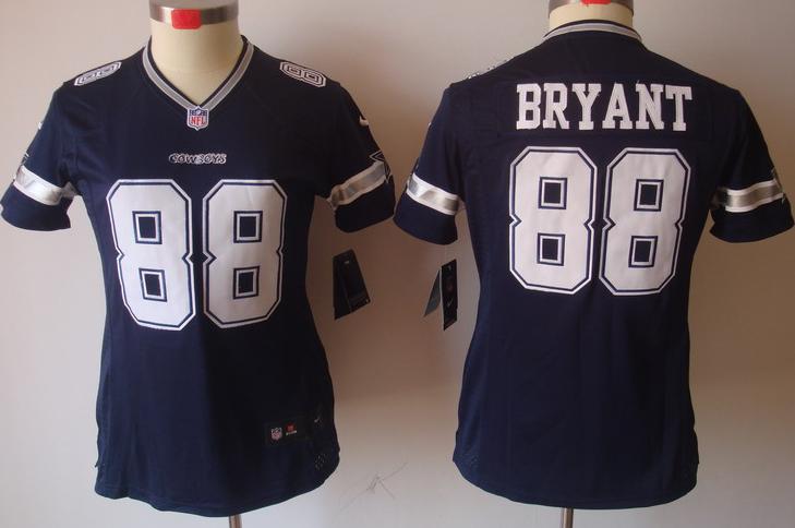 Cheap Women Nike Dallas Cowboys 88 Dez Bryant Blue Game LIMITED Nike NFL Jerseys