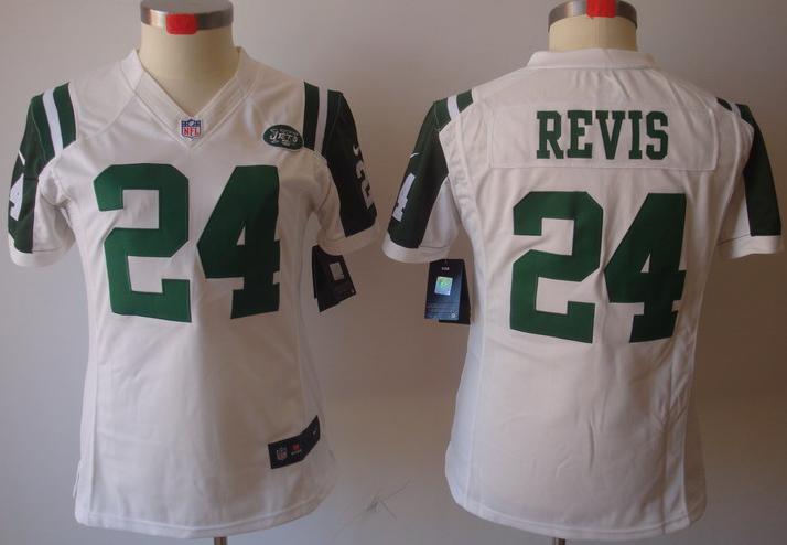 Cheap Women Nike New York Jets 24# Darrelle Revis Green Game LIMITED NFL Jerseys