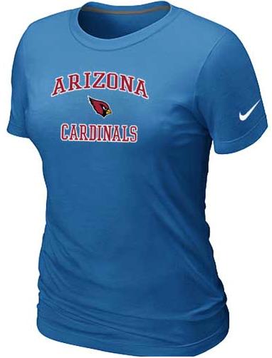 Cheap Women Arizona Cardinals Heart & Sou L.bluel T-Shirt