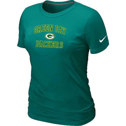 Cheap Women Green Bay Packers Heart & Soul L.Green T-Shirt