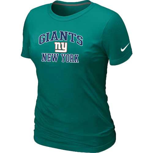 Cheap Women New York Giants Heart & Soul L.Green T-Shirt
