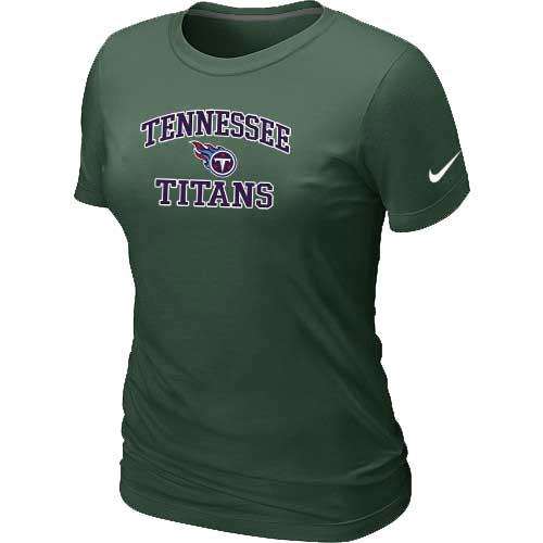 Cheap Women Tennessee Titans Heart & Soul D.Green T-Shirt