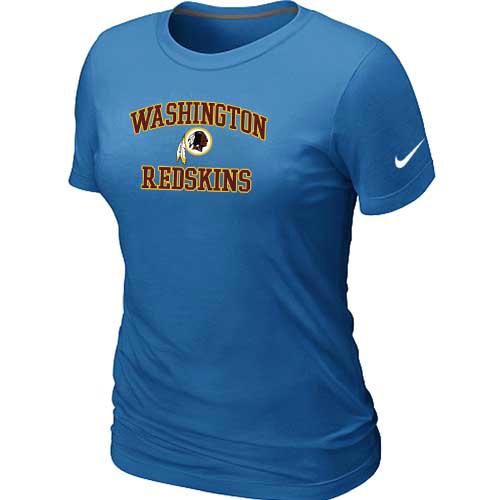 Cheap Women Washington Redskins Heart & Soul L.blue T-Shirt