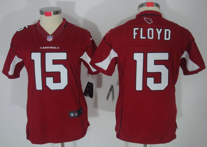 Cheap Women Nike Arizona Cardinals #15 Floyd Red Game LIMITED NFL Jerseys