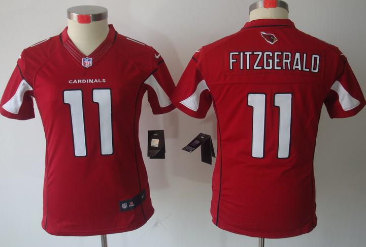 Cheap Women Nike Arizona Cardinals 11# Larry Fitzgerald Red Game LIMITED NFL Jerseys