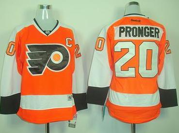 Cheap Women Philadelphia Flyers 20 Chris Pronger Orange NHL Jerseys
