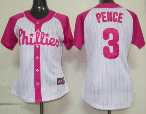 Cheap Women Philadephia Phillis 3 Pence 2012 Ladies Splash Fashion White MLB Jerseys