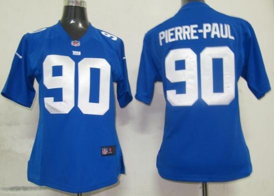 Cheap Women Nike New York Giants 90 Pierre-Paul Blue Nike NFL Jerseys