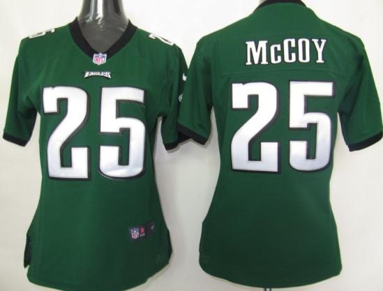Cheap Womens Nike Philadelphia Eagles 25 McCoy Green Nike NFL Jerseys