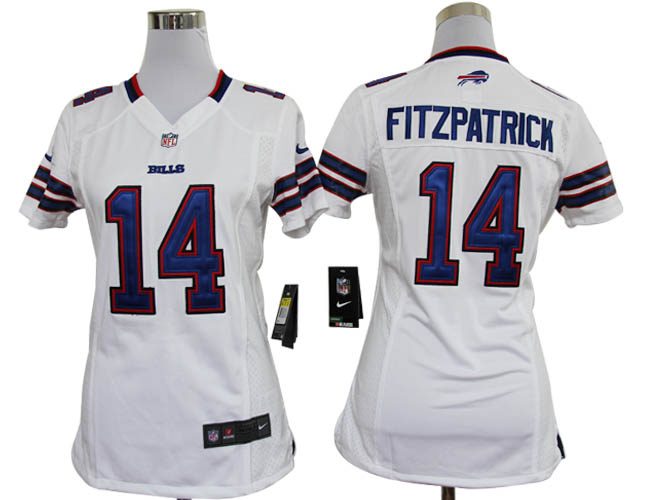 Cheap Women Nike Buffalo Bills 14 Ryan Fitzpatrick White Nike NFL Jerseys