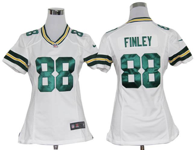 Cheap Women Nike Green Bay Packers #88 Jermichael Finley White Nike NFL Jerseys