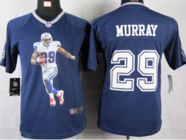 Nike Kids Dallas Cowboys #29 murray blue portrait fashion game jerseys Cheap