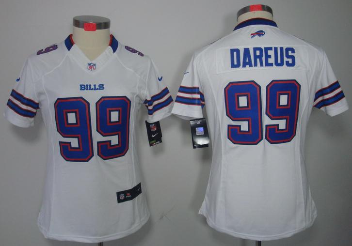 Cheap Women Nike Buffalo Bills 99 Marcell Dareus White Game LIMITED NFL Jerseys