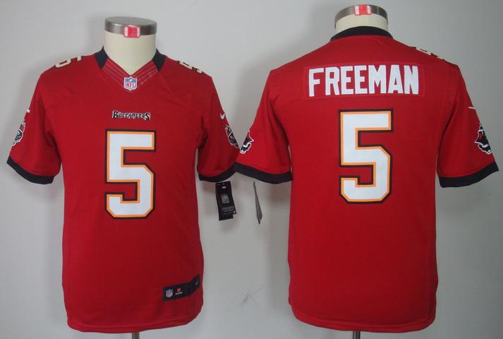 Kids Nike Tampa Bay Buccaneers 5# Josh Freeman Red Game LIMITED NFL Jerseys Cheap