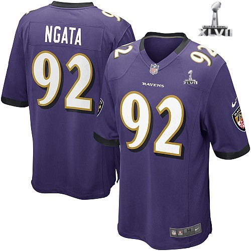 Kids Nike Baltimore Ravens 92 Haloti Ngata Purple 2013 Super Bowl NFL Jersey Cheap